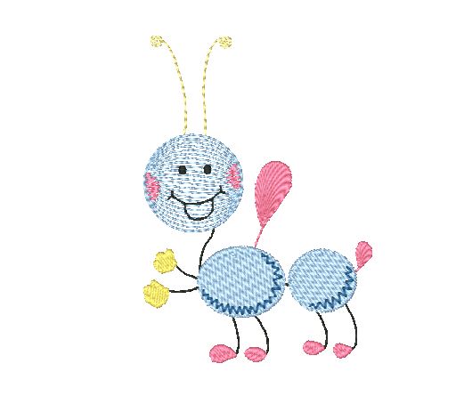 Sticky Bugs [4x4] 11196 Machine Embroidery Designs