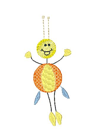 Sticky Bugs [4x4] 11196 Machine Embroidery Designs