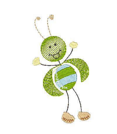 Sticky Bugs [4x4] 11196 Machine Embroidery Designs