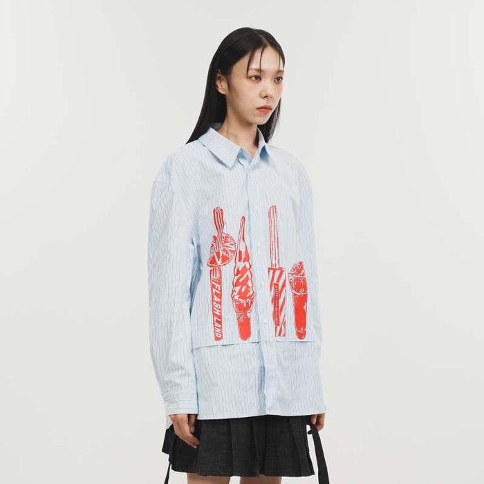STRIPE SNACK SHIRT