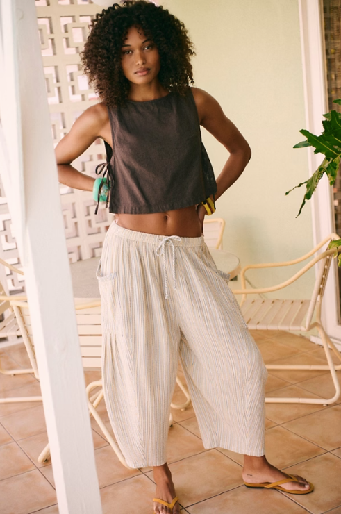 Striped Quinn Pant - Chamomile Combo