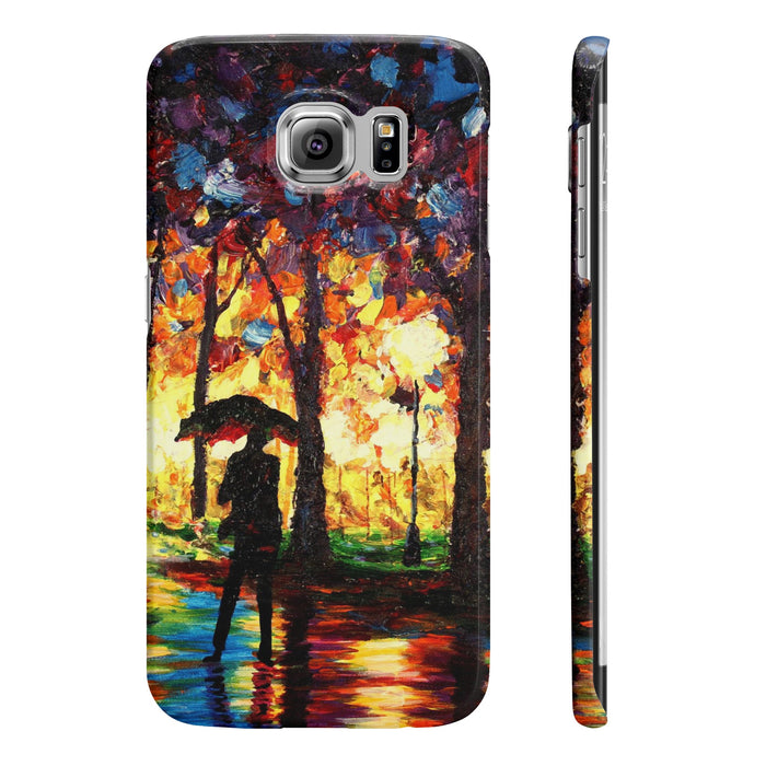Stroll in the Rain - Phone Case