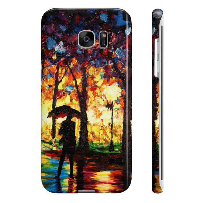 Stroll in the Rain - Phone Case