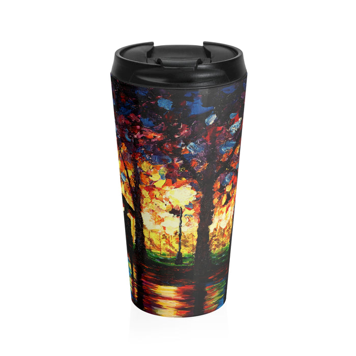 Stroll in the Rain - Travel Mug
