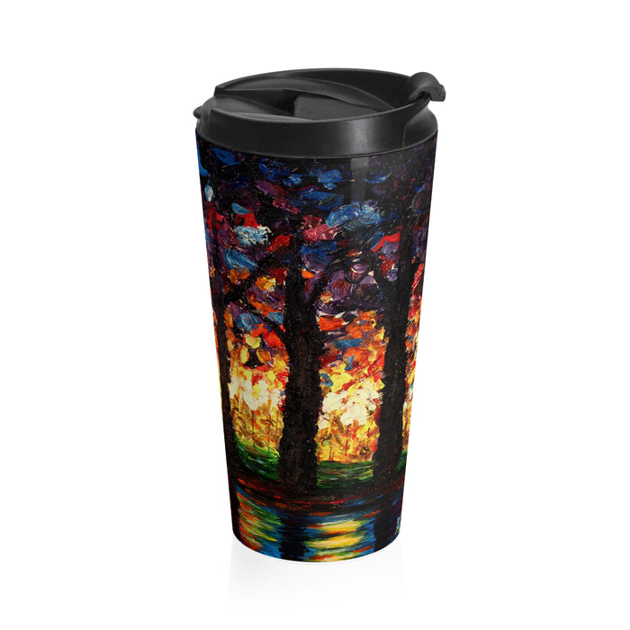 Stroll in the Rain - Travel Mug