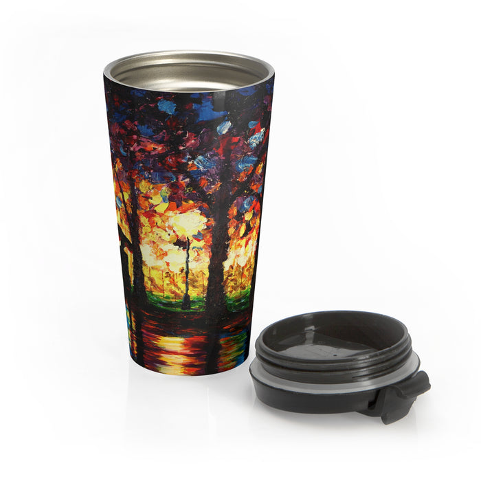 Stroll in the Rain - Travel Mug