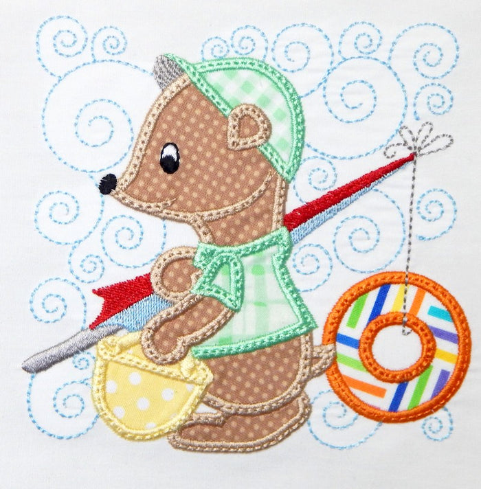 Summertime Applique Blocks  [5x7]  ATWS-10041