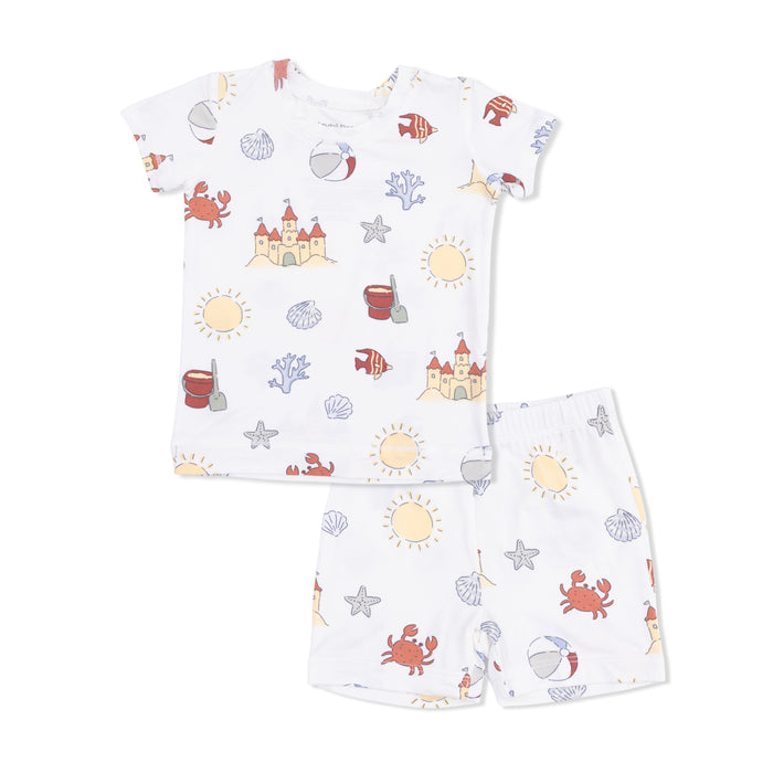 Sunny Sandcastles Loungewear Short Set