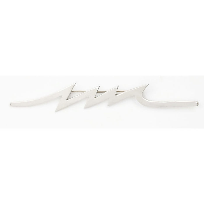 Taxco Sterling Artisan Brooch Jewelry Superb Taxco Designer Sterling Lightening Bolt Brooch Nearly 5" Long! C 1980s