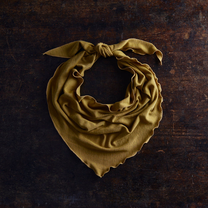 Swan Adults Bandana/Scarf - Merino Wool & Silk - Pistachio