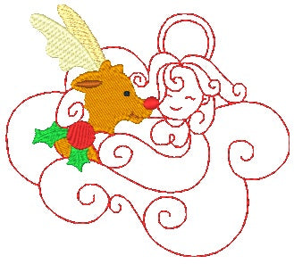 Sweet Christmas Angels [4x4] # 10007