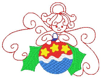 Sweet Christmas Angels [4x4] # 10007