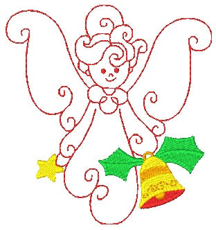 Sweet Christmas Angels [4x4] # 10007