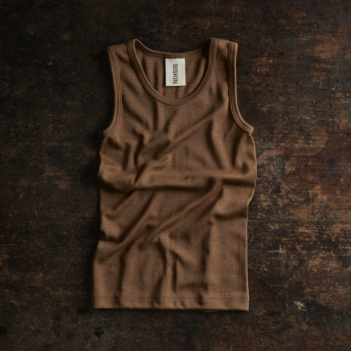 Swift Kids Top - Merino Wool & Silk - Almond