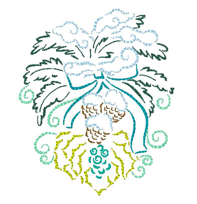 Swirly Decorations [5x7] #  10825