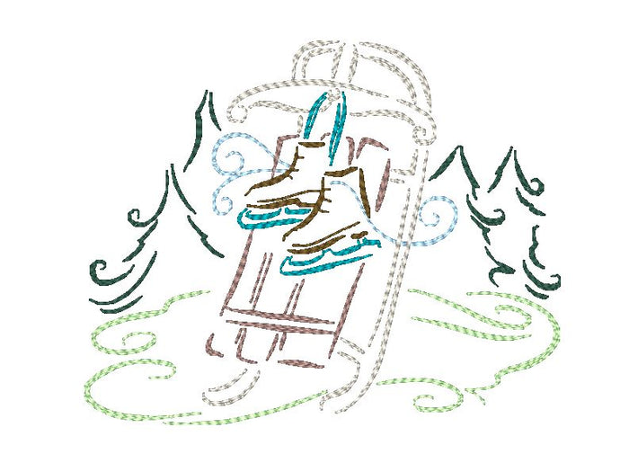 Swirly Decorations [5x7] #  10825