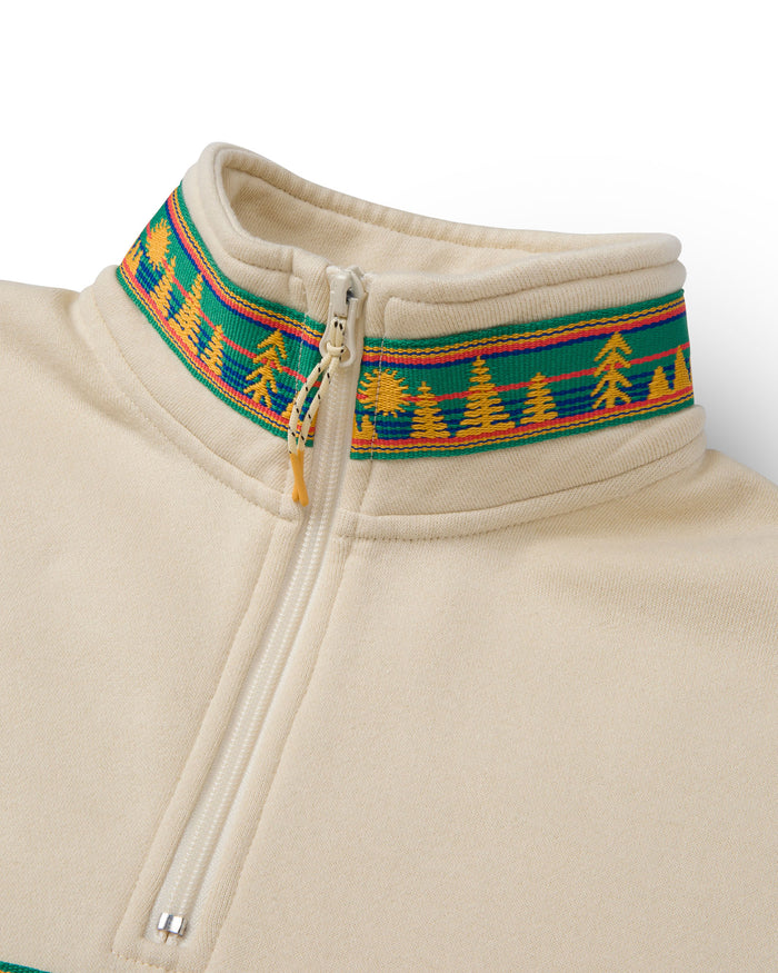New Tahoe Spirit Quarter Zip Fleece Inspired By Lake Tahoe California | natural