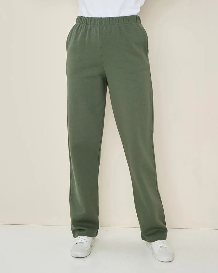 Taylor Cotton Mix Leisure Trousers - Green