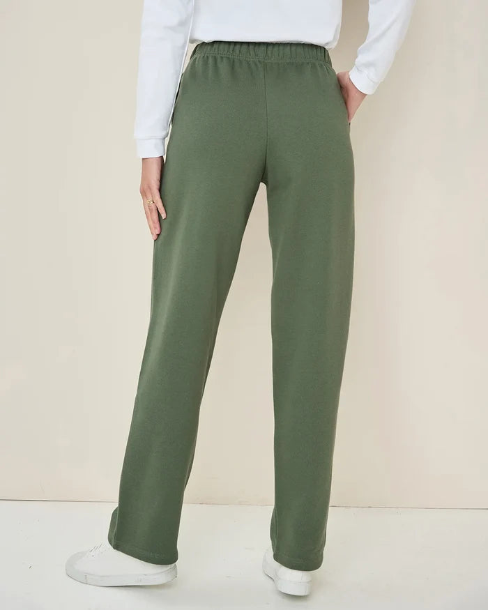 Taylor Cotton Mix Leisure Trousers - Green