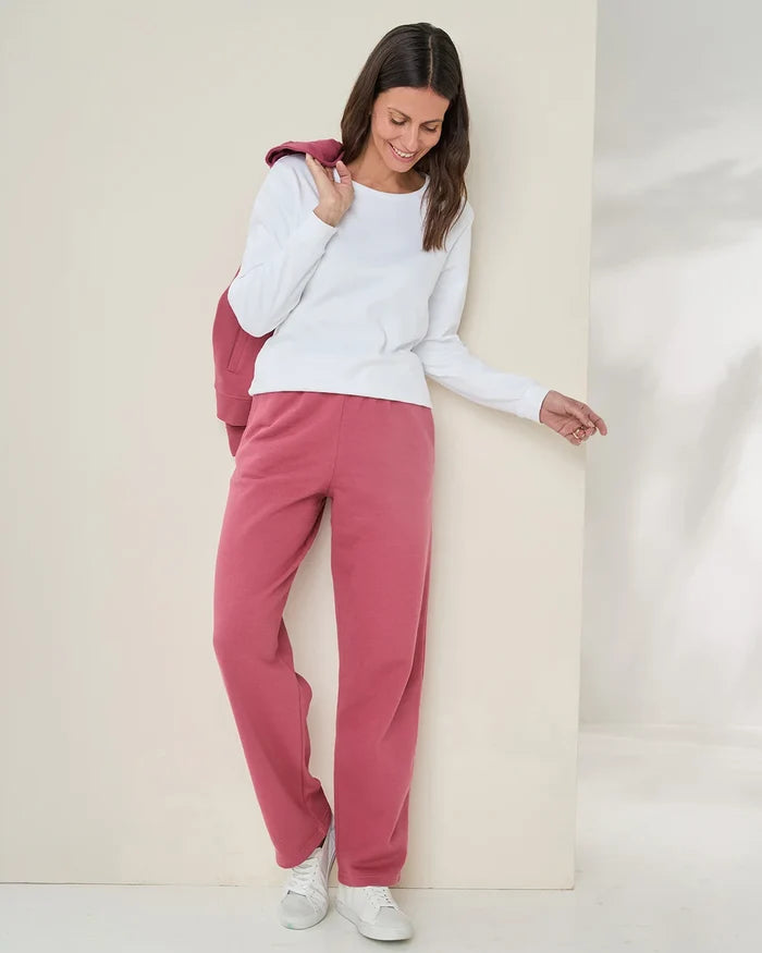 Taylor Cotton Mix Leisure Trousers - Red