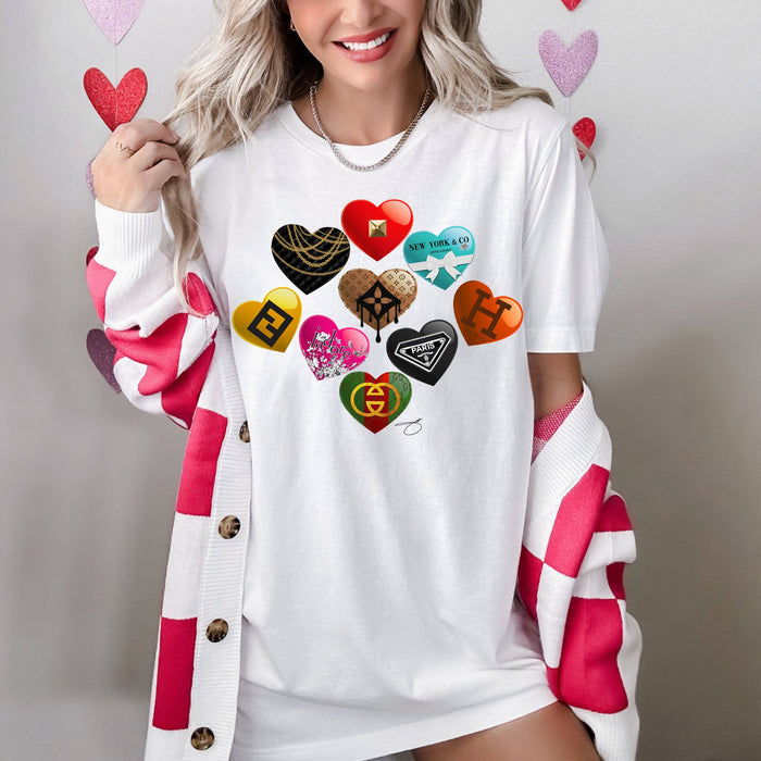 Tee Lots of Hearts Valentine