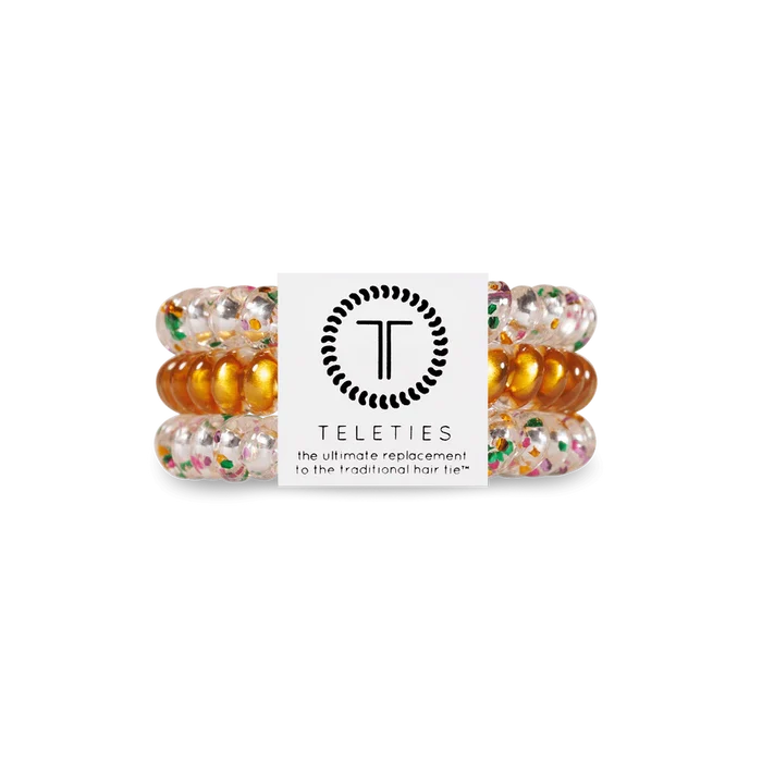 Teleties - Large Hair Ties - Mardi Gras - Findlay Rowe Designs
