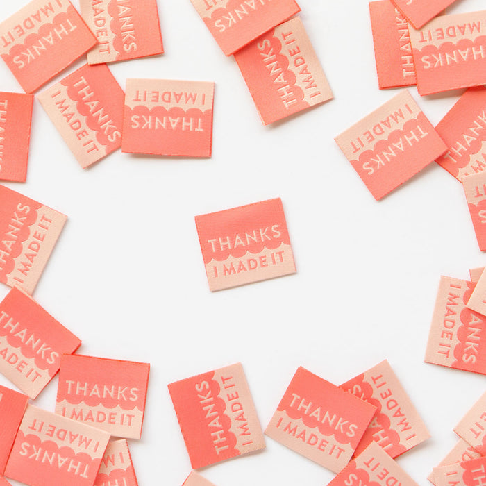 Thanks I Made It Woven Label -- Sarah Hearts