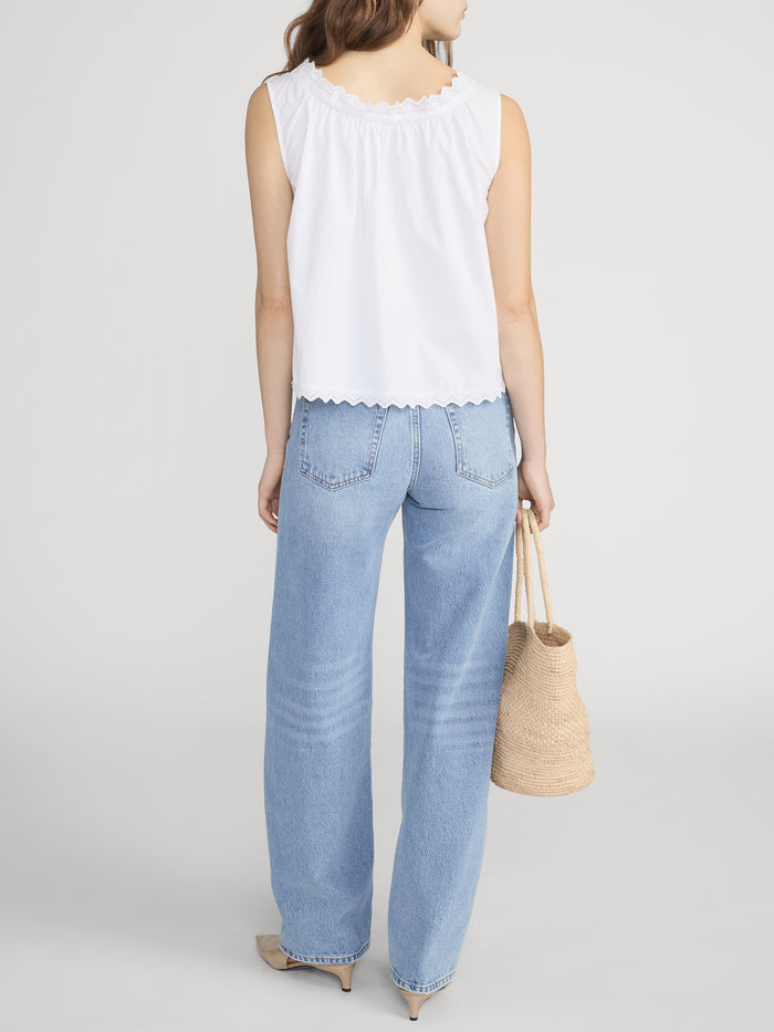 Jeans On Model Back
