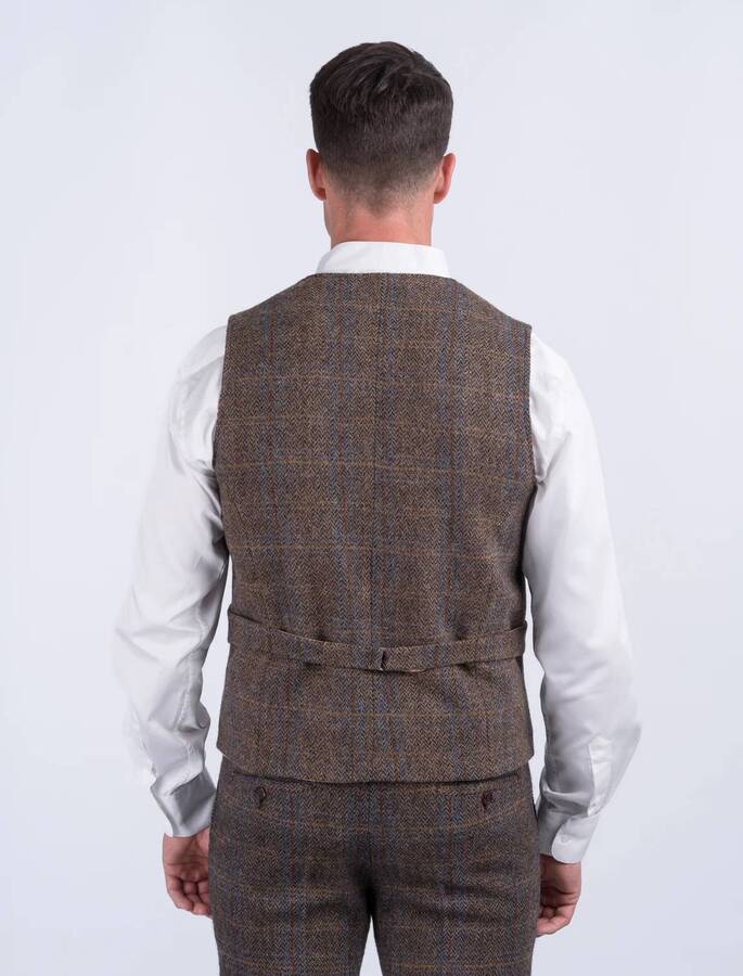 The O'Connor Brown Hunting Tweed Waistcoat & Vest