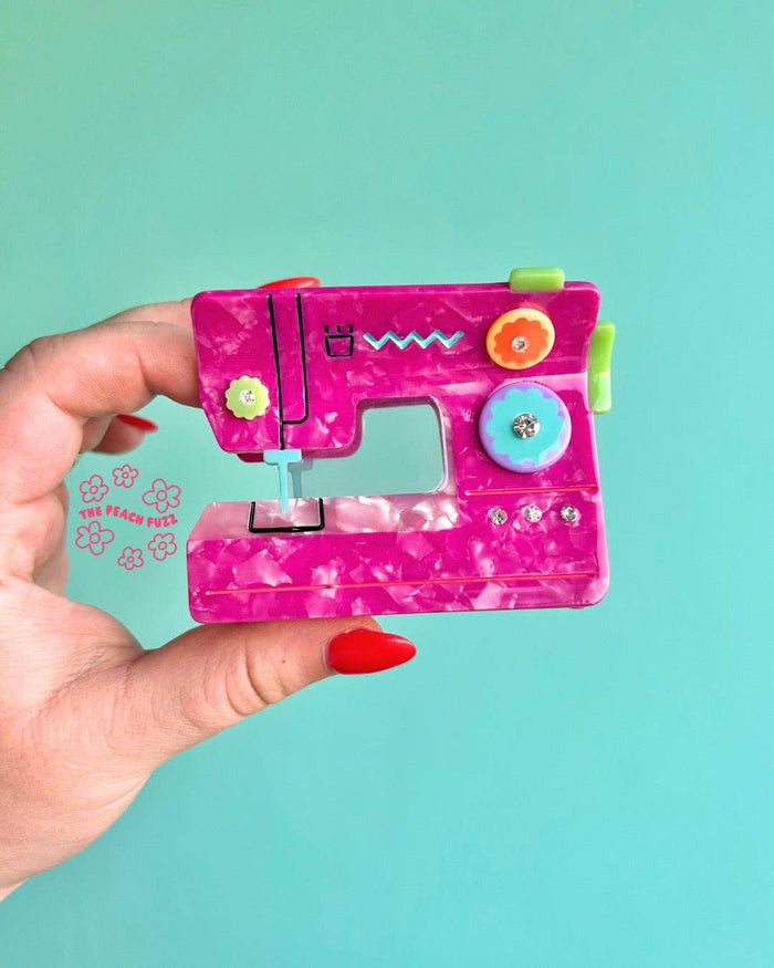 The Peach Fuzz Sewing Machine Hair Claw