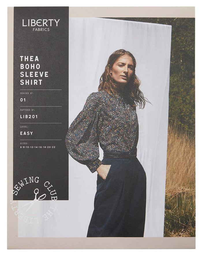 Liberty Fabrics Tops Shirts & Blouses Thea Boho Sleeve Blouse Sewing Pattern, Liberty Fabrics 26088738