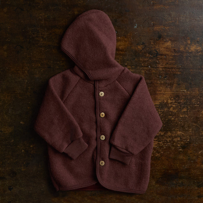 Tinker Baby & Kids Jacket - Merino Wool Fleece - Fig
