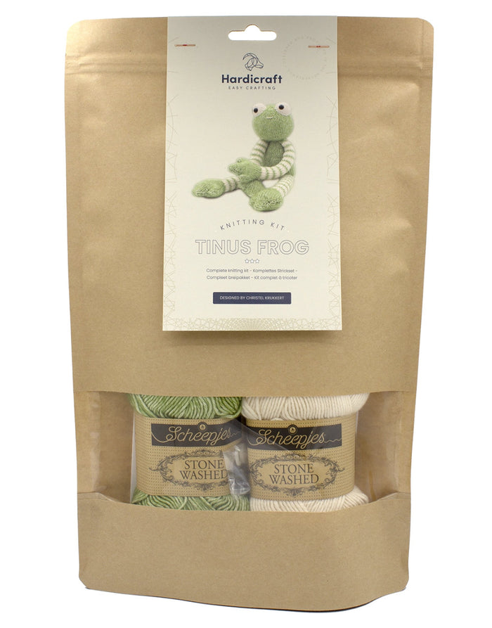 Tinus the Frog Knitting Kit, Hardicraft