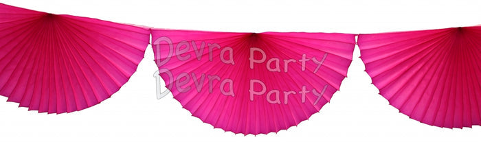 Tissue Paper Bunting Garland (Multiple Colors Available)