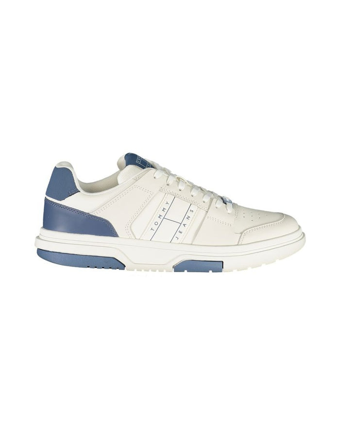 Tommy Hilfiger Bianco Polyurethane Men's Sneaker