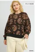 Top Paisley Print Round Neck