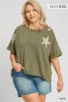 Top Star Patched Mineral Washed