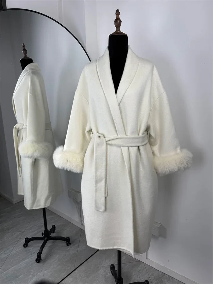 White Long Overcoat / S(AU 8)