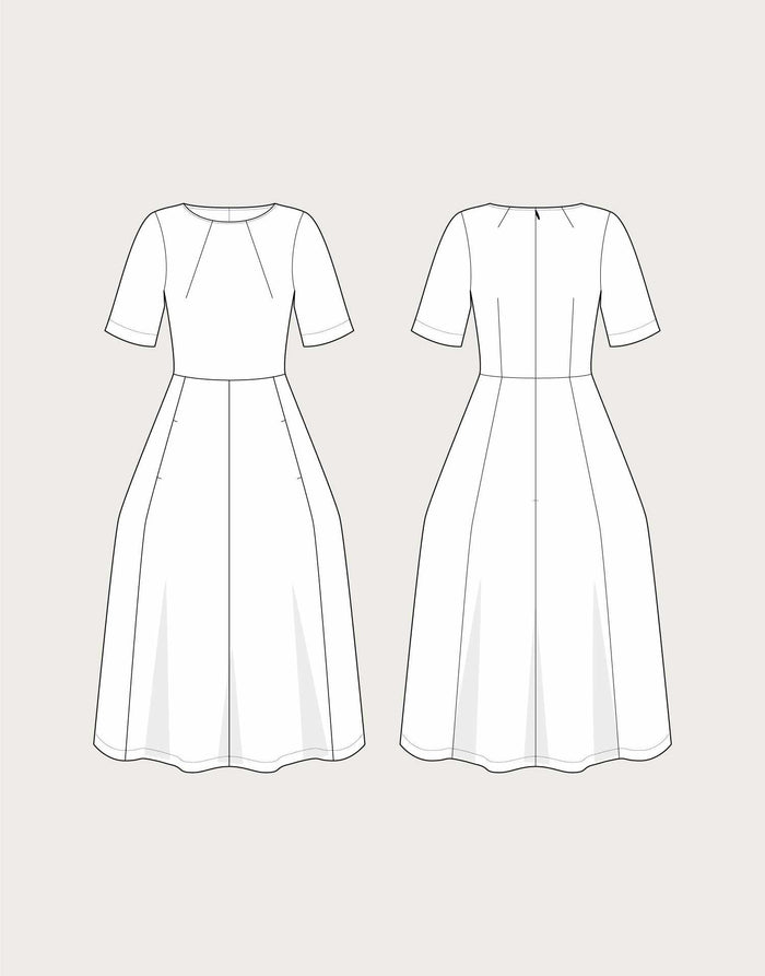 Tulip Dress Sewing Pattern, The Assembly Line