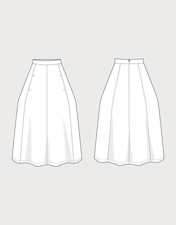 Tulip Skirt Sewing Pattern, The Assembly Line