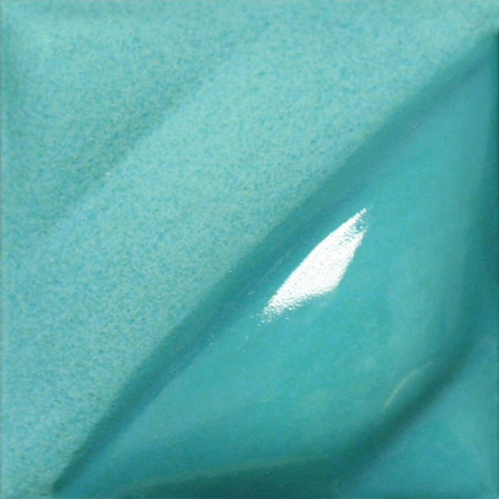 Turquoise Blue Velvet Underglaze Cone 05-10 V-327