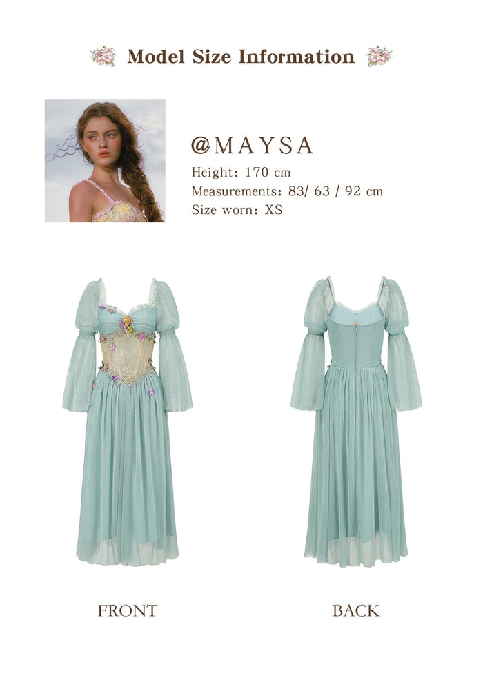 Turquoise Siren Corset Dress