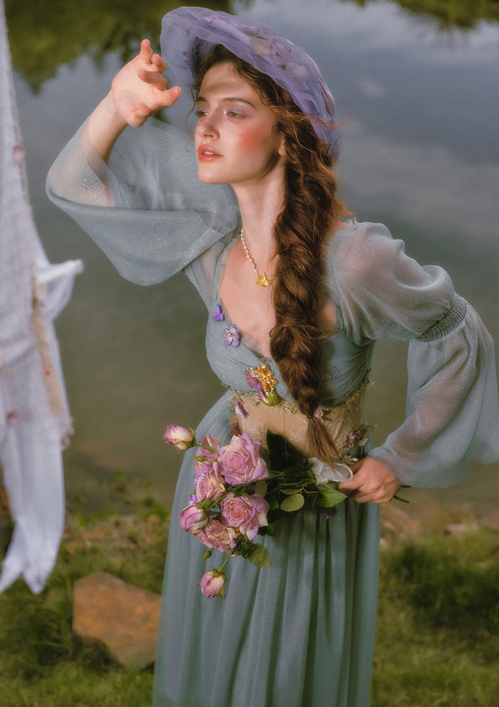 Turquoise Siren Corset Dress