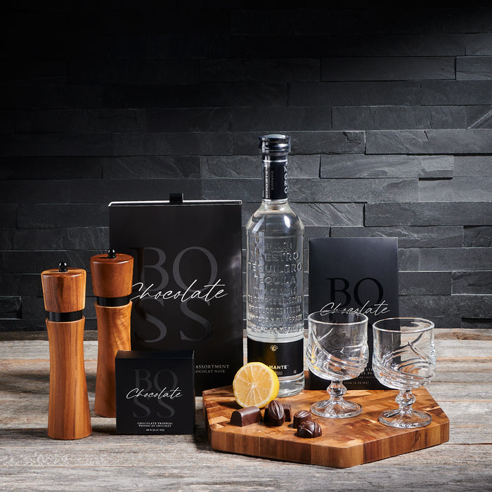 Ultimate After Dinner Gift Set, tequila gifts, chocolate gifts