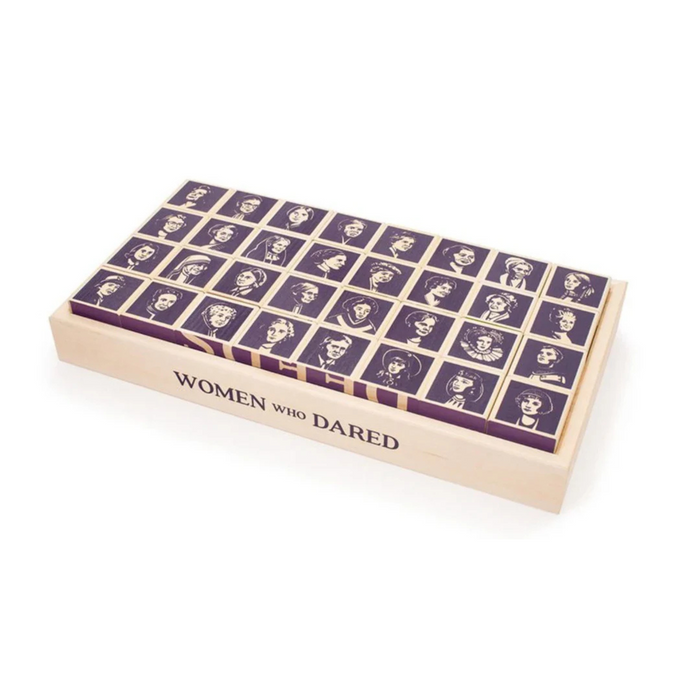 Uncle Goose 'Women Who Dared' Wooden Blocks