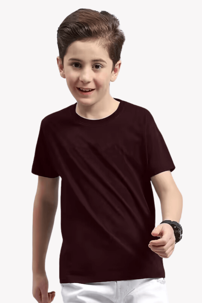 Boys Cotton lycra Tees stretchable - Half Sleeves - Hinz Clothing