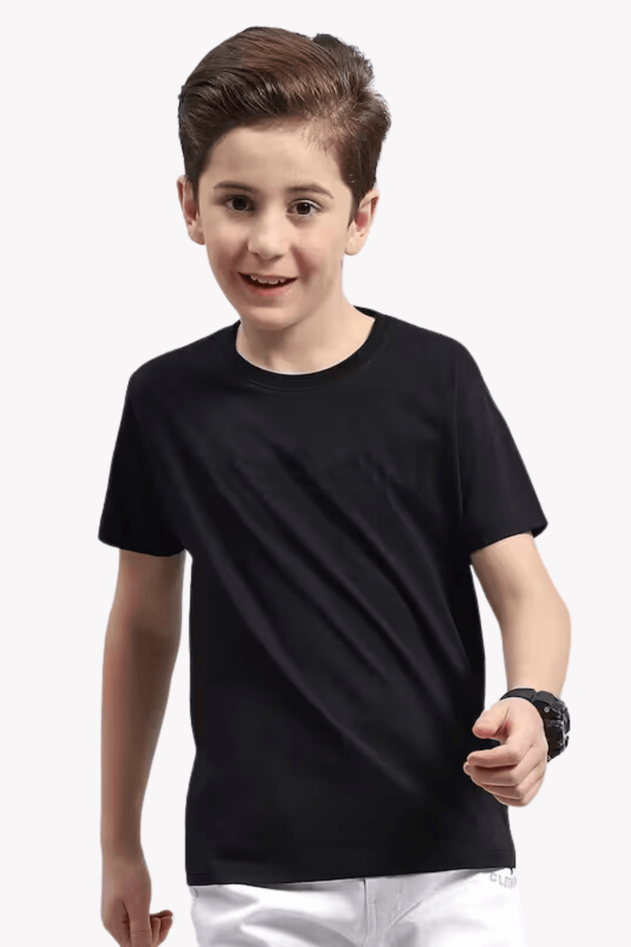 Boys Cotton lycra Tees stretchable - Half Sleeves - Hinz Clothing