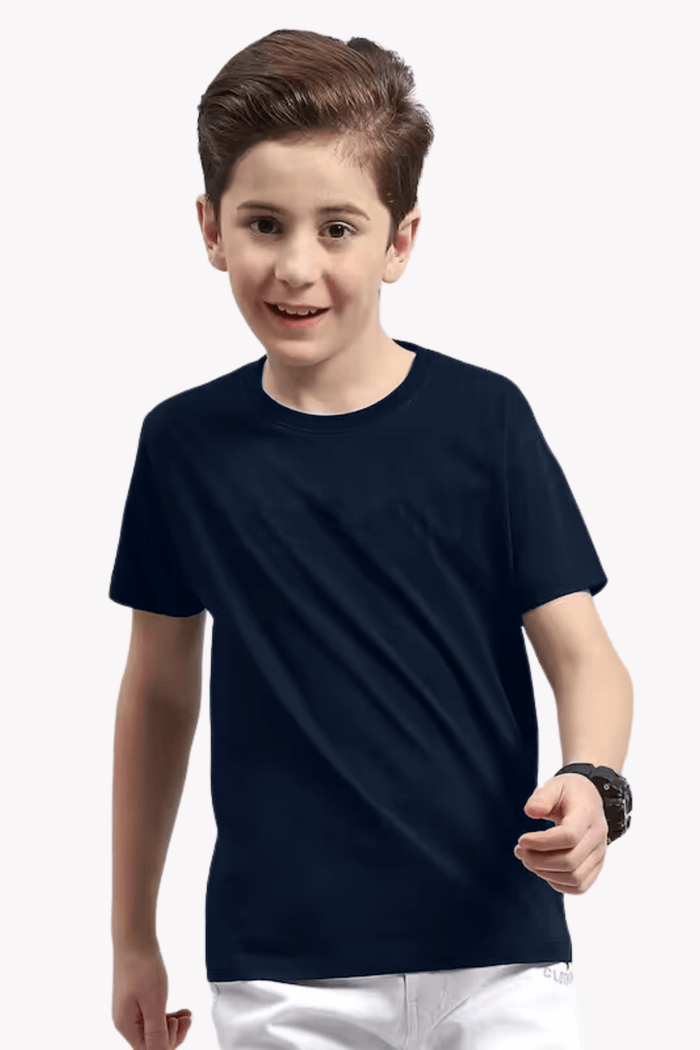 Boys Cotton lycra Tees stretchable - Half Sleeves - Hinz Clothing
