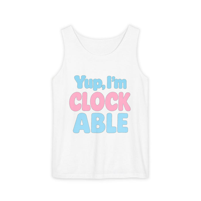 Unisex The "I'm CLOCKABLE" Tank Top
