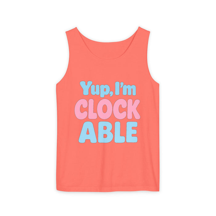 Unisex The "I'm CLOCKABLE" Tank Top